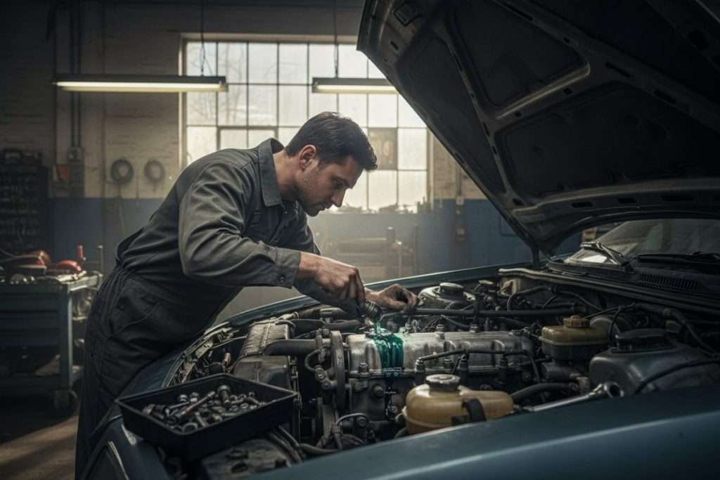 Liquide de refroidissement noir : diagnostic et solutions pour votre moteur