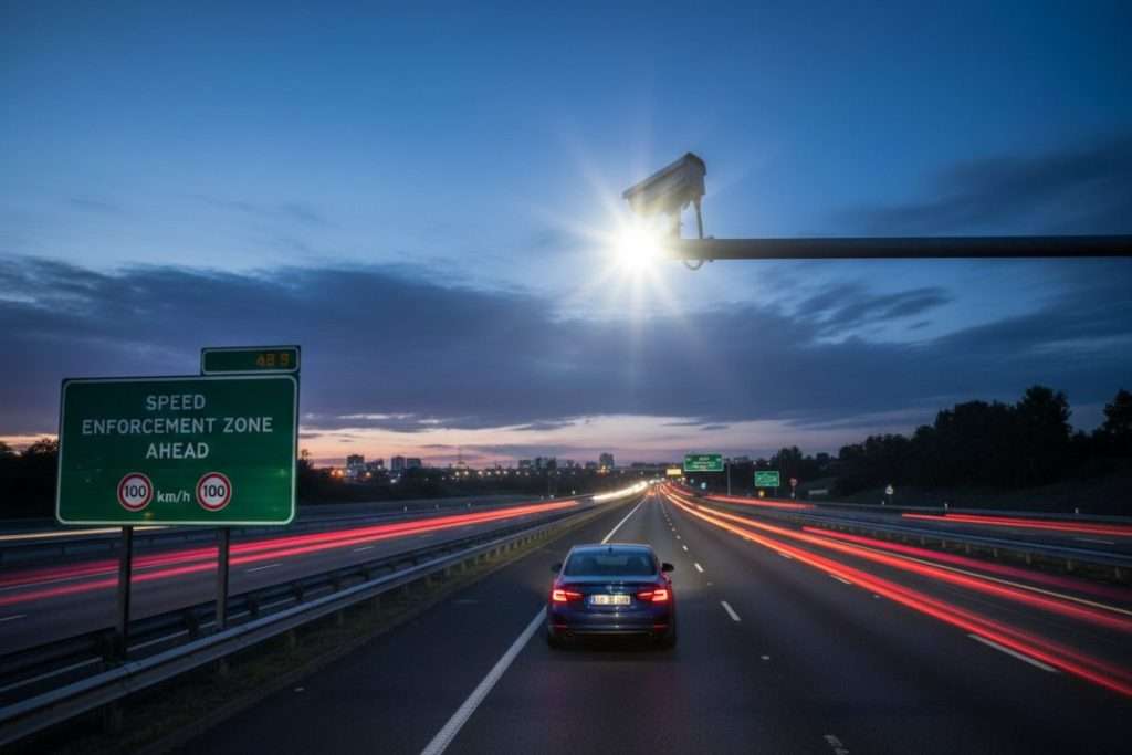 À quelle distance un radar flashe-t-il une voiture ?